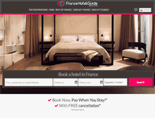 Tablet Screenshot of france-hotel-guide.com
